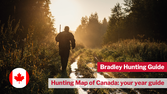 Hunting Map of Canada- your year guide